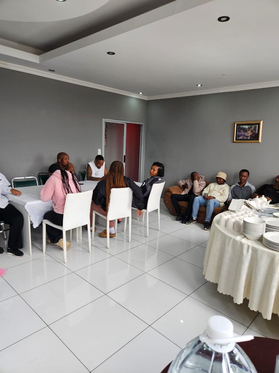 Group conference and dining gathering space